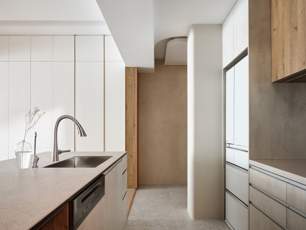 木韻幽境｜堤朵那 × 瀚逸｜新竹住宅設計・廚房細節與光影層次