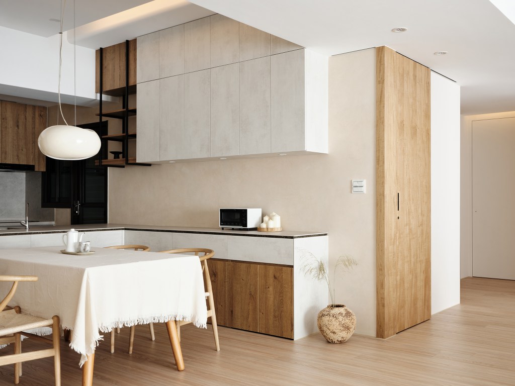 木韻幽境｜堤朵那 × 瀚逸｜開放式廚房與餐區設計