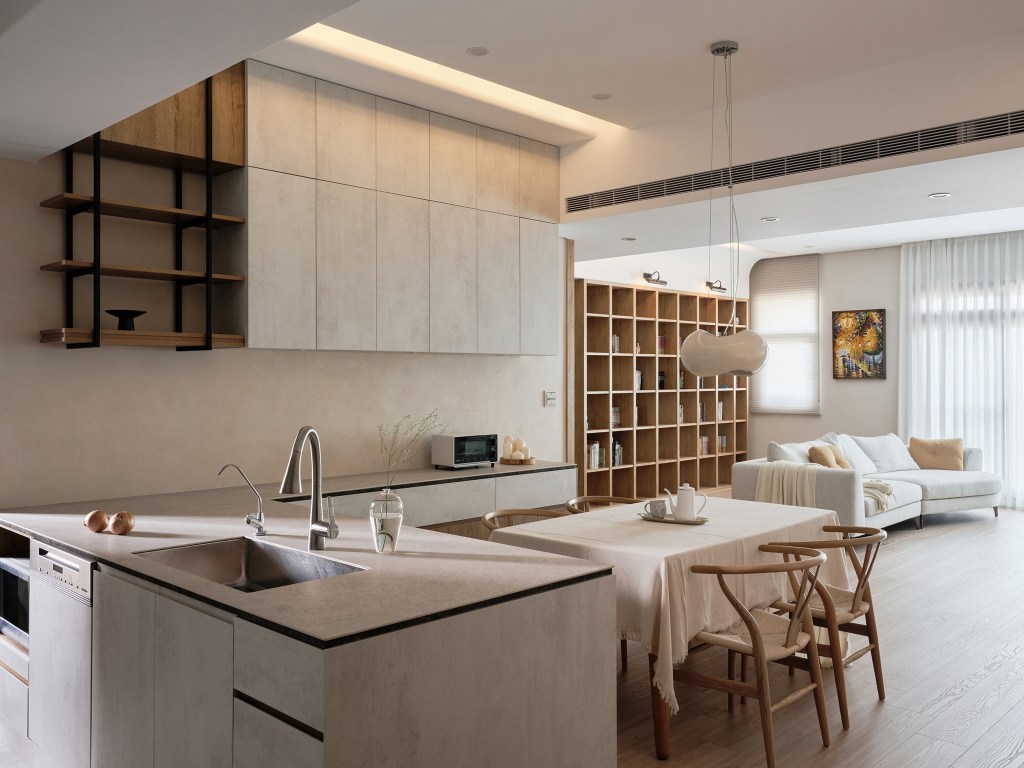 木韻幽境｜餐廳光影層次・木質結構中的柔和對話